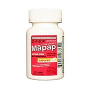 2 Pack Major Mapap Extra Strength Acetaminophen 500mg 100 Caplets Each