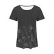thumbnail image 4 of Tops Cortos para las Mujeres Cuello Redondo Suelto Impreso de Manga Corta, Tops Sueltos para las Mujeres, 4 of 5