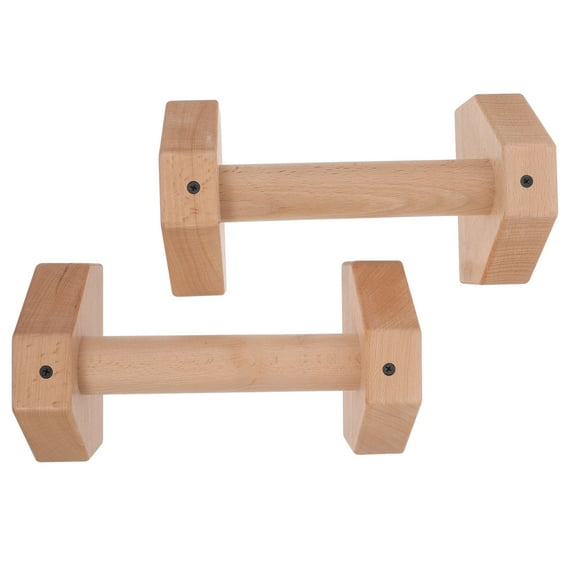 Hytrove Pushup Stands Beige Women Gym Workout 2Pcs 9.8x5.5x4.3In