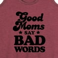 thumbnail image 3 of Instant Message - Good Moms Say Bad Words Graphic Racerback Tank, 3 of 6