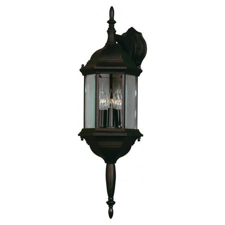 Kenroy Home 5-in-1 Outdoor Wall Lantern - 15-26H in. Black