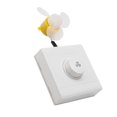 thumbnail image 3 of serony Plastic Child Busy Board DIY Parts Fan with Switch Fine Motor Skill, 3 of 9