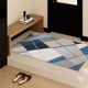 thumbnail image 1 of Ganfancp Patrón Geométrico de Cristal de Terciopelo de Alfombras de Baño Antidesgaste Alfombras de Piso Se Puede Cortar Adaptarse a La Entrada Del Dormitorio Cuarto de Baño Tamaño 31.4X19.6 Pulgadas, 1 of 6