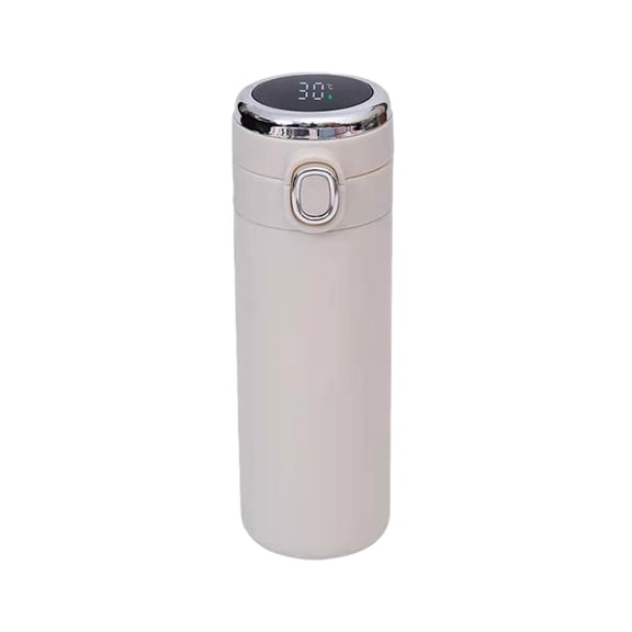 LEHOZIHEQ Vacuum Insulated Portable Mug, Easy to Clean, Lightweight Type, One-Touch Opening, Stainless Steel Bottle, Hot and Cold Retention (420ML)