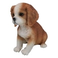 thumbnail image 4 of Adorable Tricolor Cavalier King Charles Spaniel Puppy Dog Breed Figurine 6"L, 4 of 9