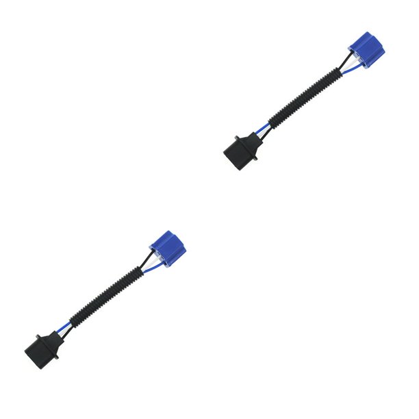 Kenally 2pcs Car LED Light Components Control Lighting Cable Adapting Wire Auto Lines Adapter Component Professional Modified 2piezas