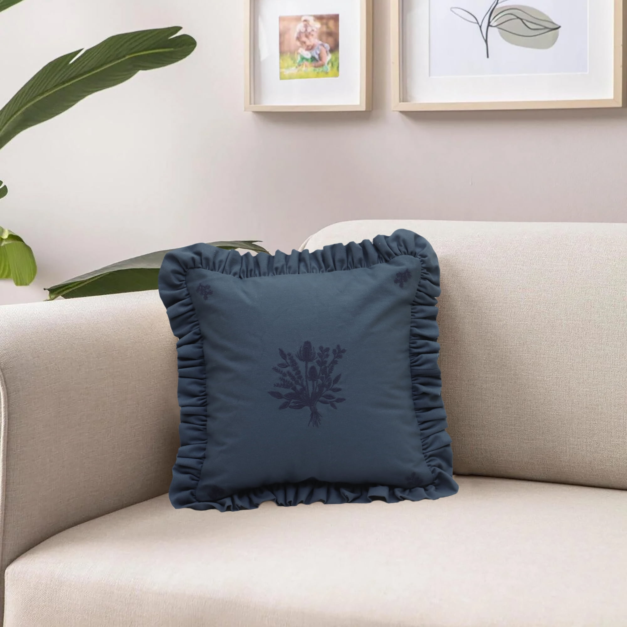 The Pioneer Woman Denim Square Pillow