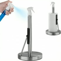 Bohorizon Paper Towel Holder with Spray Bottle, Countertop Standing Paper Towel Holder for Kitchen
