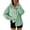 Army Green Blouse, variant on Qgtaibl Womens Long Sleeve Striped Shirts Oversized Button Down Drawstring Hoodies Lightweight Breathable Fall Tunic Tops Blue S