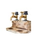 thumbnail image 1 of Yuarrent Grifo de vino de madera, dispensador de whisky, grifo de una sola cabeza, soporte para licor, dispensador de bebidas para fiestas, decoración de Kits de equipo de elaboración de vino No.2 Yuarrent HA027241-02, 1 of 1