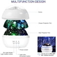 thumbnail image 3 of LED Star Projector, Night Light, Galaxy Projector for Room Lighting, Bedroom Night Light Projector, 8 Lighting Modes, Adjustable Brightness, 360° Rotation, 3 of 5