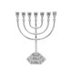 thumbnail image 1 of Portavelas Menorah Con 7 Ramas Centro De Mesa Shabat Candelabros Argent Argén, 1 of 9