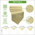 thumbnail image 5 of Lemon Yellow Table Runner Linen Burlap Table Runner 36 Inches Small Farmhouse Vintage Yellow Solid Color Modern Dresser Scarves for Kitchen Island Coffee Dining Room Party Holiday Decor 13"x36", 5 of 8