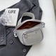 thumbnail image 3 of Bolsa De Pecho Frauen Casual Brust Tasche Multi-Reißverschluss Schulter Tasche Weibliche Satchel Tasche (Silber), 3 of 8
