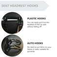 thumbnail image 3 of OULII 10Pcs Plastic Hooks for Car Seats Multi Function Travel Accessories, 3 of 8