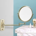 thumbnail image 7 of Wall Mounted Makeup Mirror 6 Inches for Bathroom with 3x/5x Magnification,Two-Sided Extendable,360 Degree Swivel, 7 of 7