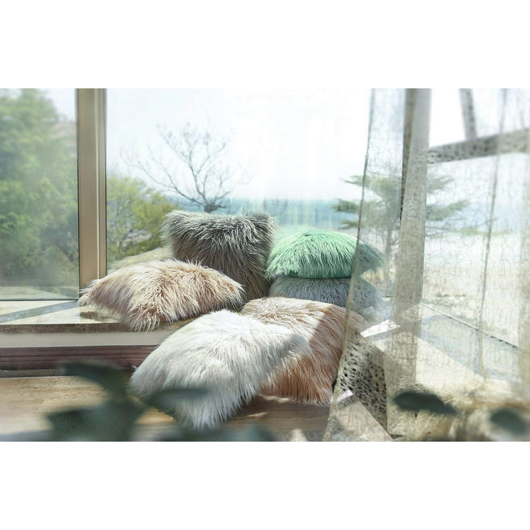 Faux fur pillows walmart outlet