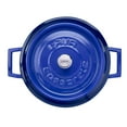 thumbnail image 3 of Lava Enameled Cast Iron Dutch Oven 4.75 Qt. Round with Trendy Lid Blue, 3 of 4