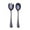 Black, variant on 2Pcs/set Black Gold Cutlery Set Stainless Steel Dinnerware Silverware Flatware