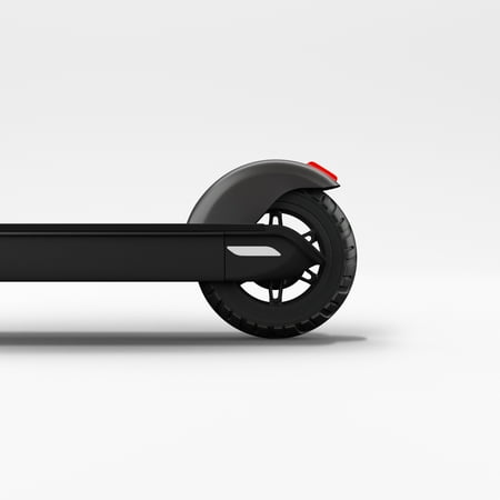 Bird - One Electric Scooter w/25 mi Max Operating Range & 18 mph Max Speed & w/built-in GPS Technology - Jet Black