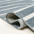 thumbnail image 5 of JONATHAN Y SCANDINAVIAN 8 x 10 Area Rug, Anders Arch Stripe Two-Tone - Navy/Cream, SCN107A-8, 5 of 10