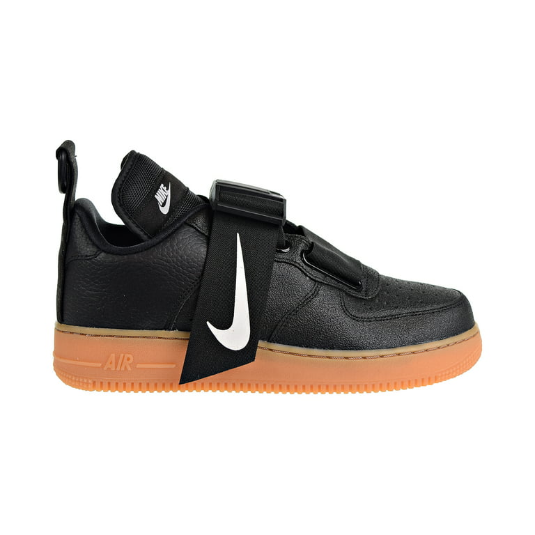 Nike Force 1 Utility Unisex/Men's Shoes Black/White/Gum-Medium Brown ao1531-002 Walmart.com