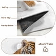 thumbnail image 2 of Funny Tigers Round Rug 6ft Washable Circle Kitchen Rugs Non Slip Cute Art Fun Lovely Animals on Toilets Large Area Rug Indoor Floor Carpet for Bedroom Living Room Home Office Dining Room Nursery, 2 of 8