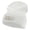 White, variant on Trident Kraken Embroidered 12 Inch Long Knitted Beanie - White OSFM