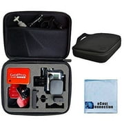 Premium Custom Medium Case for GoPro Hero Cameras with eCostConnection Microfiber Cloth