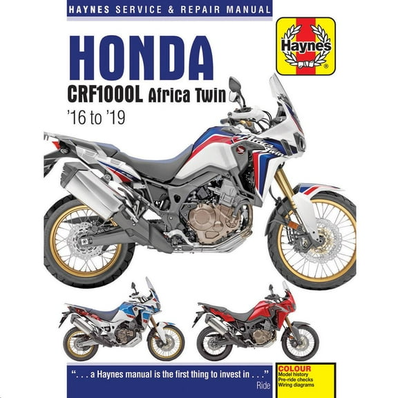 Haynes Repair/Service Manual '16-19 Honda CRF1000L Africa Twin (M6434)