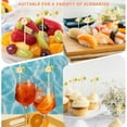 thumbnail image 6 of 100 Pcs Cocktail Picks,Disposable Bamboo Sticks,Happon 4.7inch Appetizing Long Toothpicks,Natural Bamboo Food Fruit Drinks Decorative Skewer Sticks for Drinks, Fruit, Cocktail Party Supplies, 6 of 7