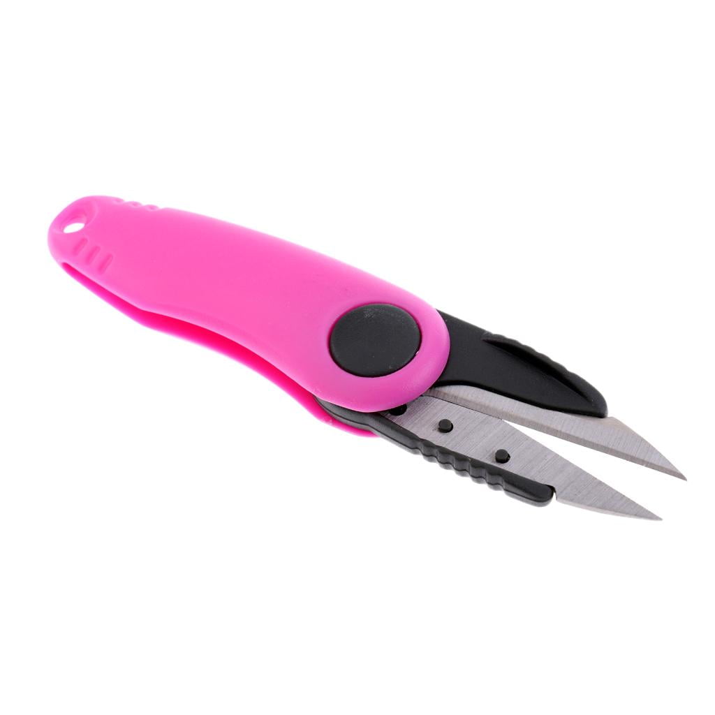 simhoa 10xFoldable ing Scissors Stainless Steel Line Braid String Cutter Snip
