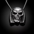 thumbnail image 4 of QQTDFG Stainless Steel Necklace Pendant Egypt Pharaoh Biker 23" 3.5MM Lobster B213-default, 4 of 7