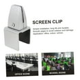 thumbnail image 6 of UPKOCH 1 Set Metal Glass Partition Clamp U Type Desk Partition Clips Silver Aluminum Alloy for Office Environment, 6 of 8
