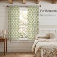 thumbnail image 3 of Spring Floral Sheer Curtains 63 Inch Length 2 Panels Set, Rustic Farmhouse Flowers Boho Sage Green Voile Window Treatment Rod Pocket Curtains Sheers Drapes for Bedroom/Living Room/Kitchen 52x"63"x2, 3 of 8
