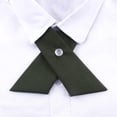 thumbnail image 2 of Zhengup Men & Women Adjustable Criss-Cross Bowtie School Uniform Pre Tied Bow Tie Cross Neck Tie, 2 of 4