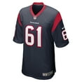 thumbnail image 2 of Men's Nike DJ Scaife Jr  Navy Houston Texans Team Game Jersey, 2 of 3