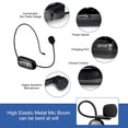 thumbnail image 3 of Auriculares con micrófono inalámbrico XIAOKOA UHF12 de 50 m de alcance, 3 of 8