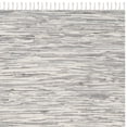 thumbnail image 4 of SAFAVIEH Montauk Rosalind Striped Braided Cotton Area Rug, Silver, 5' x 7', 4 of 6