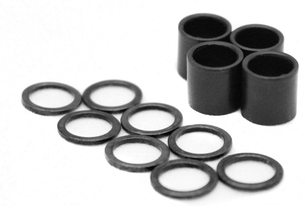 Skateboard Truck Speed Kit Axle Washers Nuts Spacers for Bearing Performance 