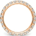 thumbnail image 2 of 14K Rose Gold 14Kr True Origin Lab Grown Diamond Vs/Si, D E F, 1 1/2Ct. Eternity Band (Size 4) Made In India et0005-150-4r4ld, 2 of 5