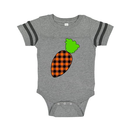 

Inktastic Orange Easter Carrot in Plaid Gift Baby Boy or Baby Girl Bodysuit