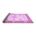 thumbnail image 2 of Ahgly Company Indoor Round Oriental Purple Traditional Area Rugs, 8' Round, 2 of 4