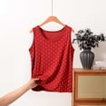 thumbnail image 2 of jjayotai Plus Size Tank Tops for Women Polka Dots Sleeveless Tops Crew Neck Shirts Summer Casual Basic Going out Tanks, 2 of 6