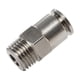 thumbnail image 1 of 1 pieza PC 4/6/8/10 / 12mm Piezas neumáticas de cobre chapado en níquel acoplamiento Accesorios rectos Elemento de conector rápido de aire One Touch Push, 1 of 5