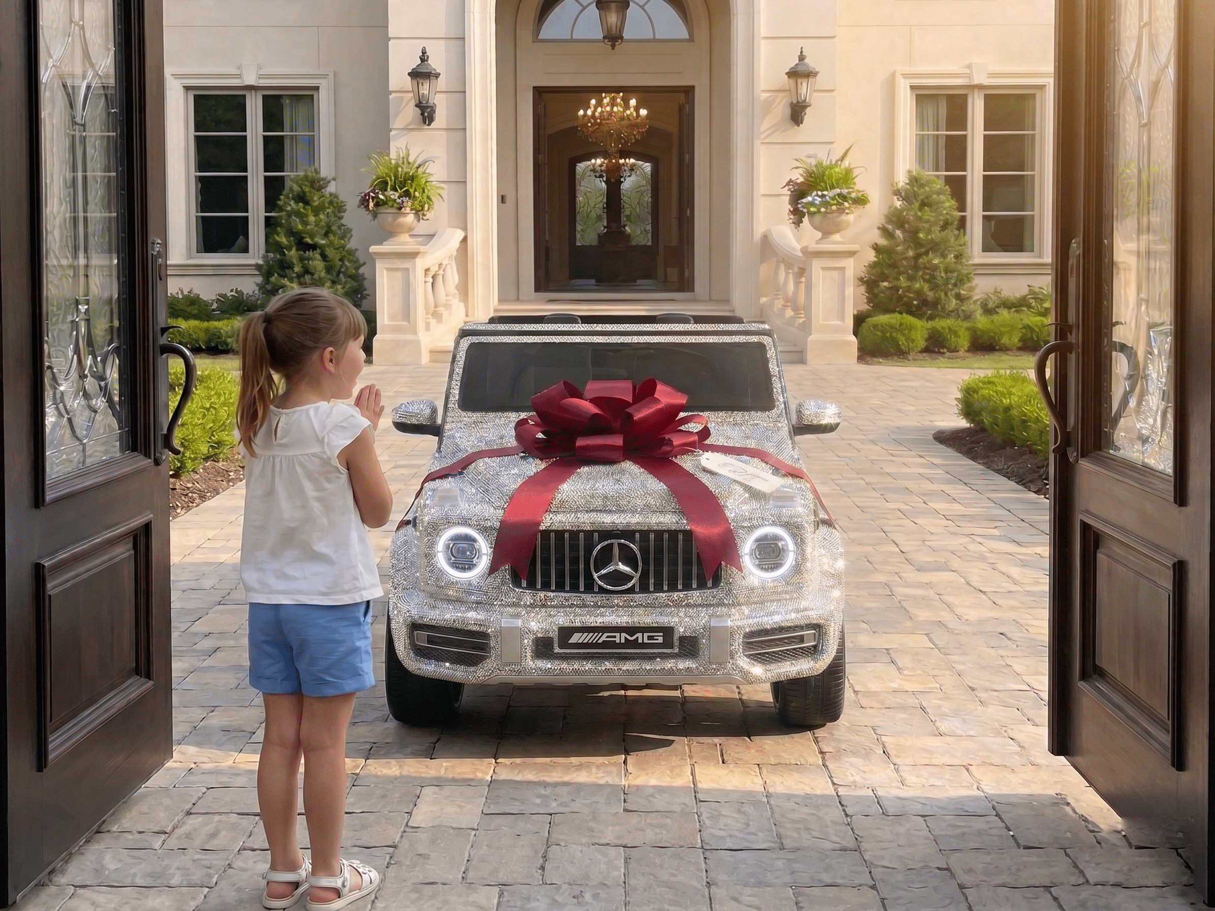 Swarovski® Crystal Mercedes-Benz G63 AMG 12V Best Ride on Cars
