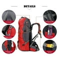 thumbnail image 4 of 60L Waterproof Lightweight Hiking Backpack with Rain Cover,Outdoor Sport Travel Daypack for Climbing Camping Touring, 4 of 9