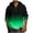A Green, variant on Timoontee Men's Gradient Color Hooded Sweatshirts Loose Long Sleeve Quarter Button Pullover Tops Fall Casual Lightweight Workout Sweatshirts Black L