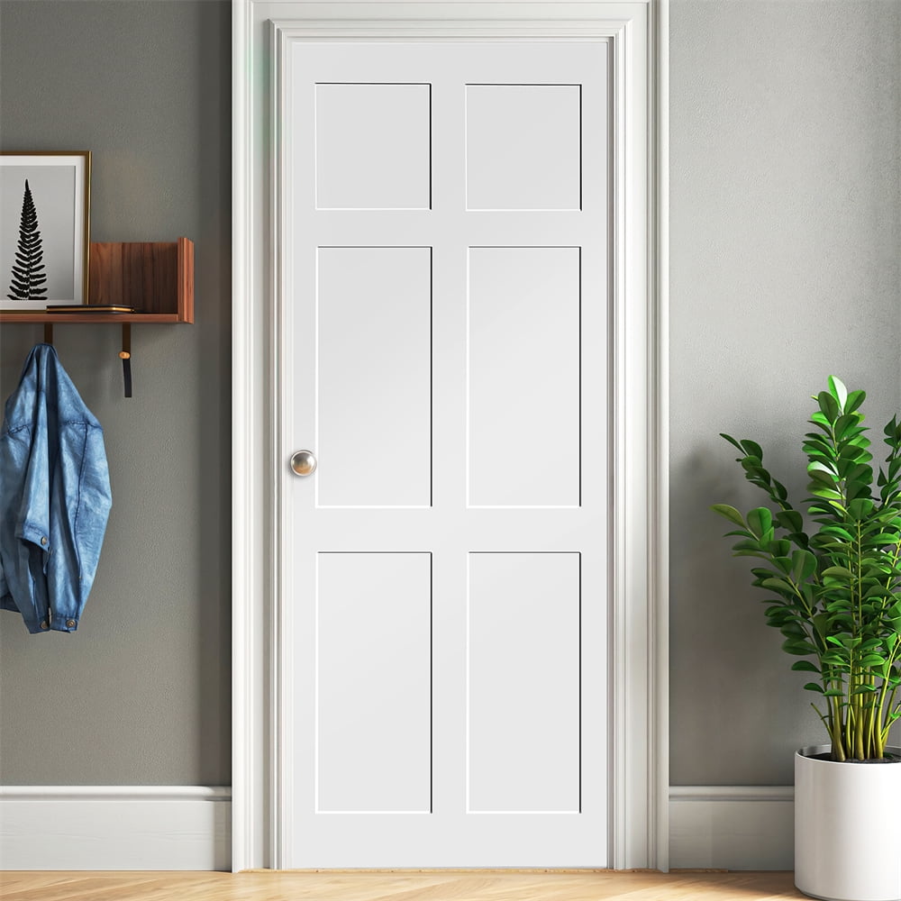 Buy 36 x 84 inches Standard Door Slabs, Paneled Wood Primed Barn Door