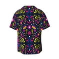 thumbnail image 2 of Fotbe Colorful Mexican print Short Sleeve Button Down Shirts for Men Casual Summer Beach Wrinkle Free Shirt-XX-Large, 2 of 7